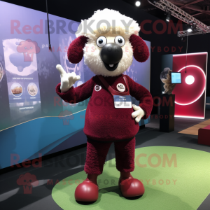 Maroon Sheep mascotte...