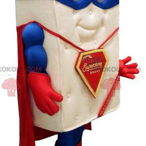 Mascotte materasso gigante vestita da supereroe - Redbrokoly.com