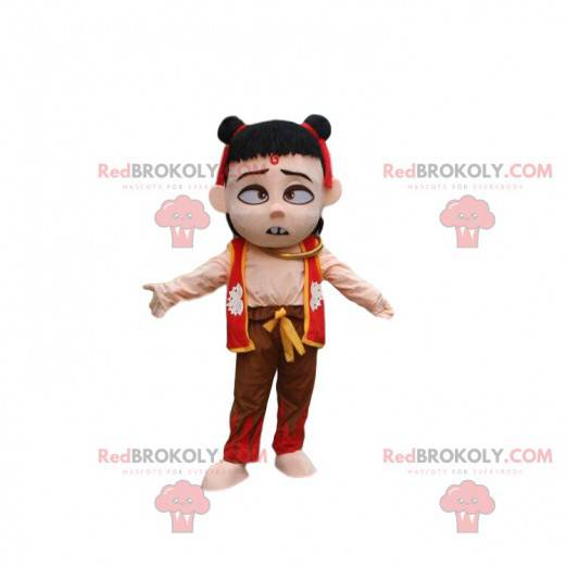 Mascot Ne Zha, demon child, Chinese film character -