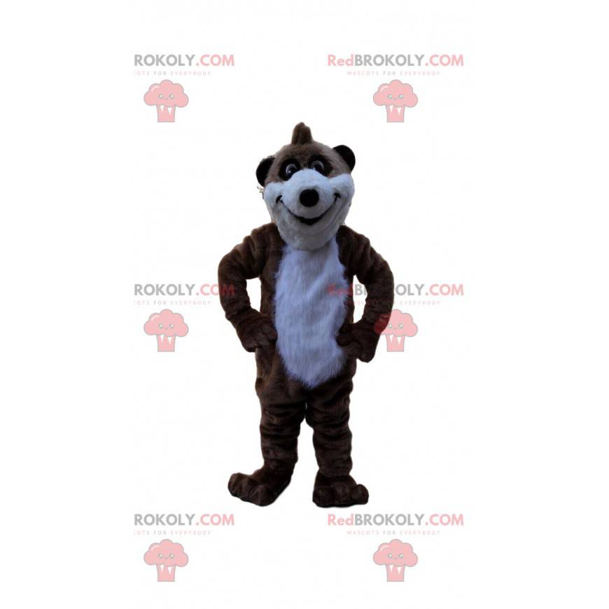 Brown and white suricate desert animal costume - Redbrokoly.com