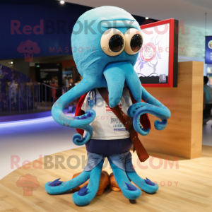  Octopus maskot kostume...