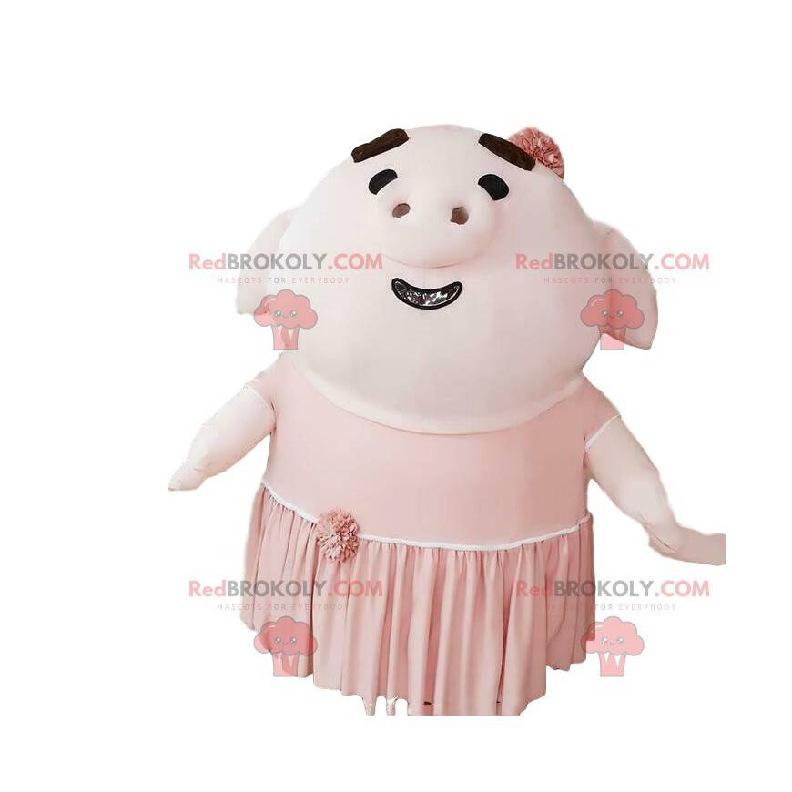 Kæmpe oppustelig gris maskot, svin kostume - Redbrokoly.com