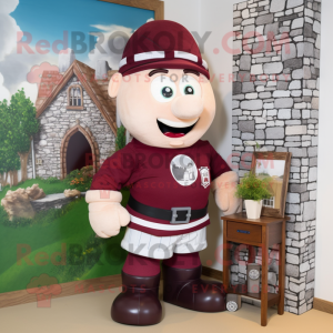 Maroon Irish Castle w...