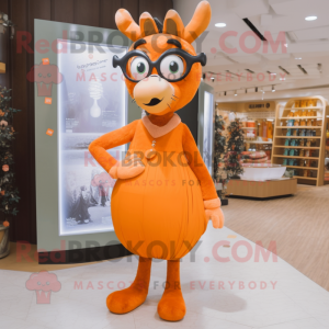 Orange Deer mascotte...