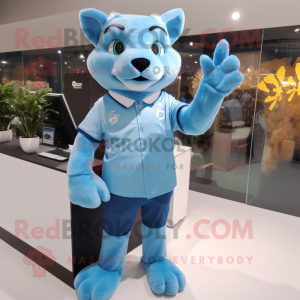 Sky Blue Puma mascotte...