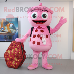 Pink Pizza mascotte kostuum...