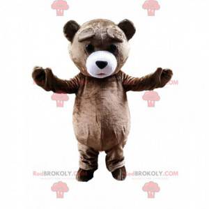 Kæmpe brun teddy maskot, brun bjørn kostume - Redbrokoly.com