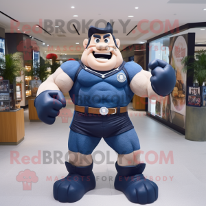 Navy Strongman mascotte...