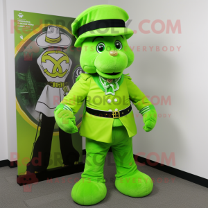 Lime Green Celtic Cross...