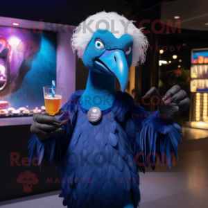Blue Vulture maskot drakt...