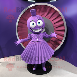 Purple Plate Spinner maskot...