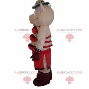 Cabaret pig mascot, cabaret disguise - Redbrokoly.com