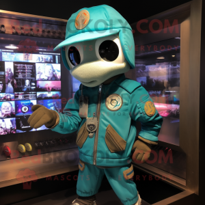 Turquoise Sniper mascotte...