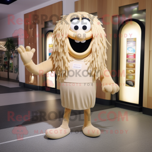 Beige Spaghetti mascotte...