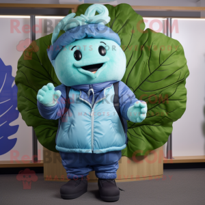 Sky Blue Cabbage Leaf...