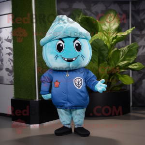 Postava maskota Sky Blue...