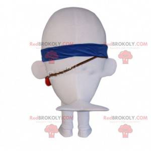 Maskot bílý lachtan, kostým obří lachtan - Redbrokoly.com