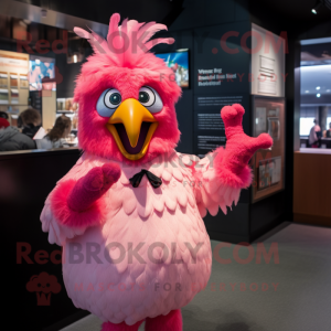 Pink Roosters mascotte...