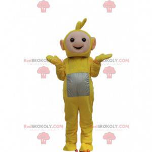 Mascote Laa-Laa, personagem amarelo da série de TV Teletubbies