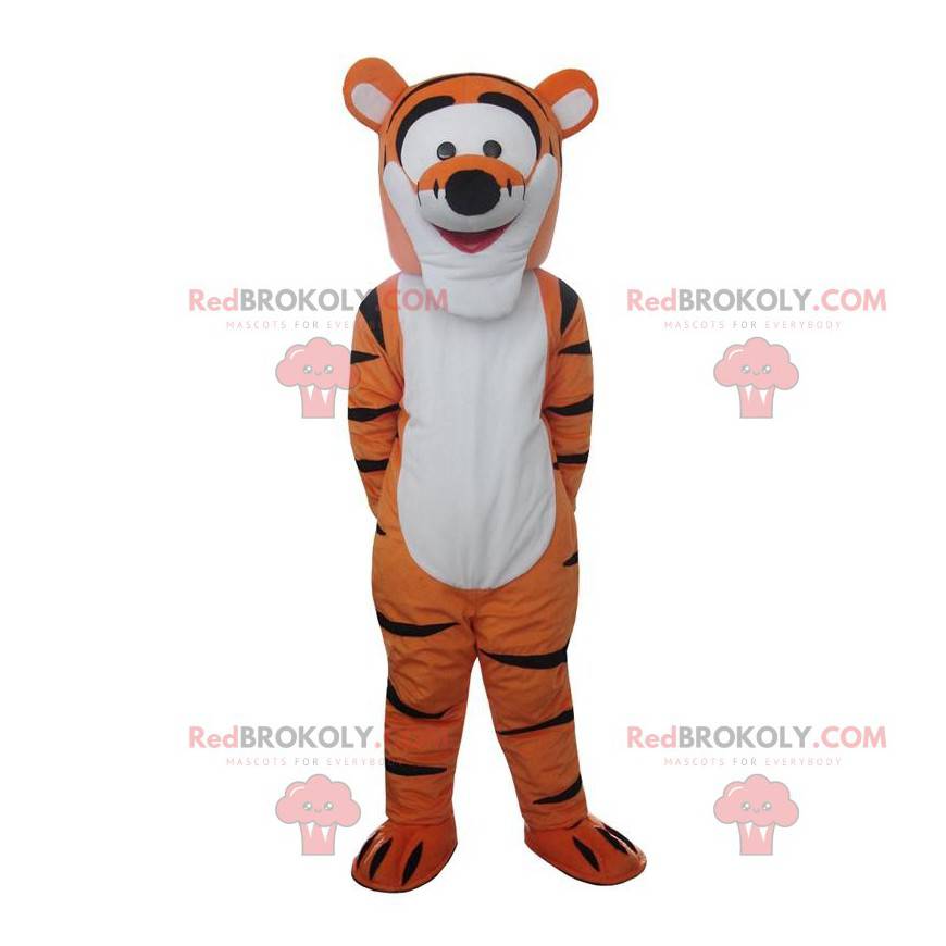 Mascot Teigetje, beroemde oranje tijger in Winnie de Poeh -