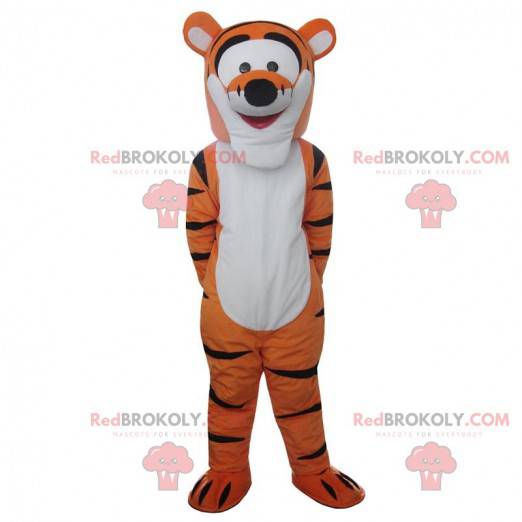 Mascot Tigger, famoso tigre naranja en Winnie the Pooh -