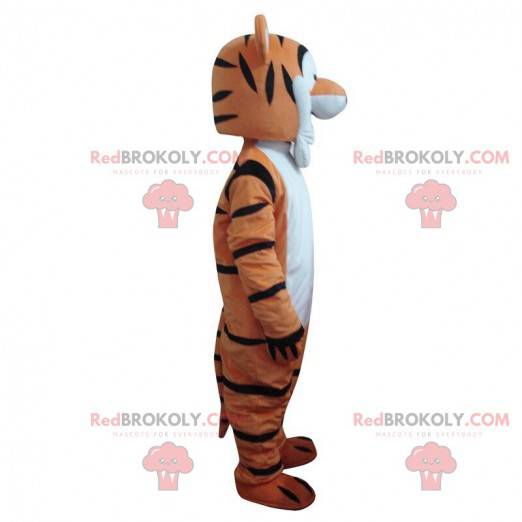 Mascote Tigger, famoso tigre laranja no Ursinho Pooh -