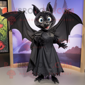 Black Bat mascotte kostuum...