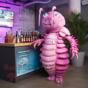 Roze Trilobiet mascotte...