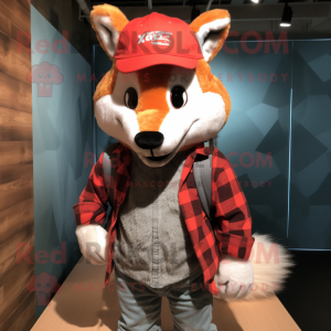 Red Fox maskot kostume...