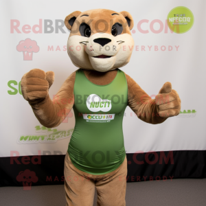 Green Mountain Lion maskot...