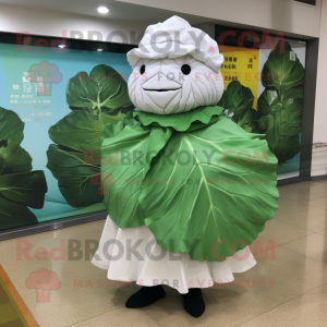  Cabbage Leaf maskot kostym...
