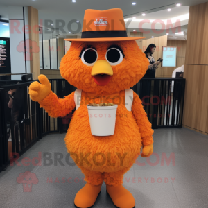 Orange Fried Chicken maskot...