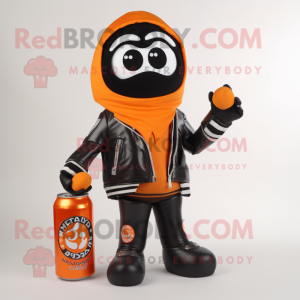 Orange Soda Can maskot...