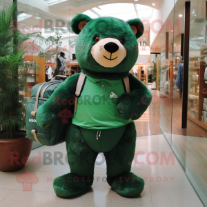 Forest Green Bear maskot...