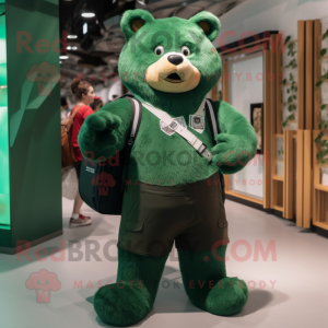 Forest Green Bear maskot...