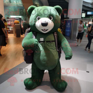 Forest Green Bear maskot...