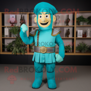 Turquoise Romeinse soldaat...