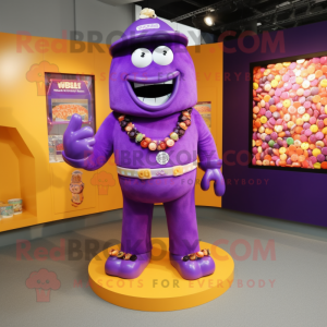 Purple Candy Box mascotte...