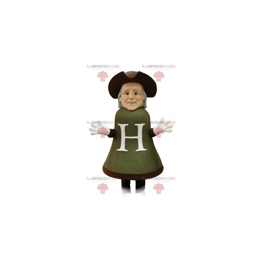 Maskot starý muž ve tvaru obřího zvonu - Redbrokoly.com Maskot starý muž ve tvaru obřího zvonu - Redbrokoly.com