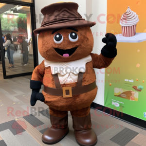 Brown Cupcake mascotte...