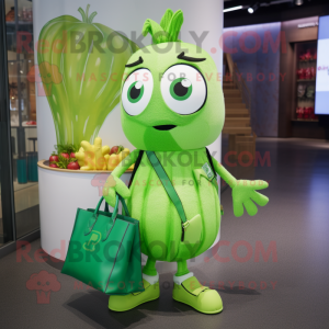 Lime Green Onion mascotte...