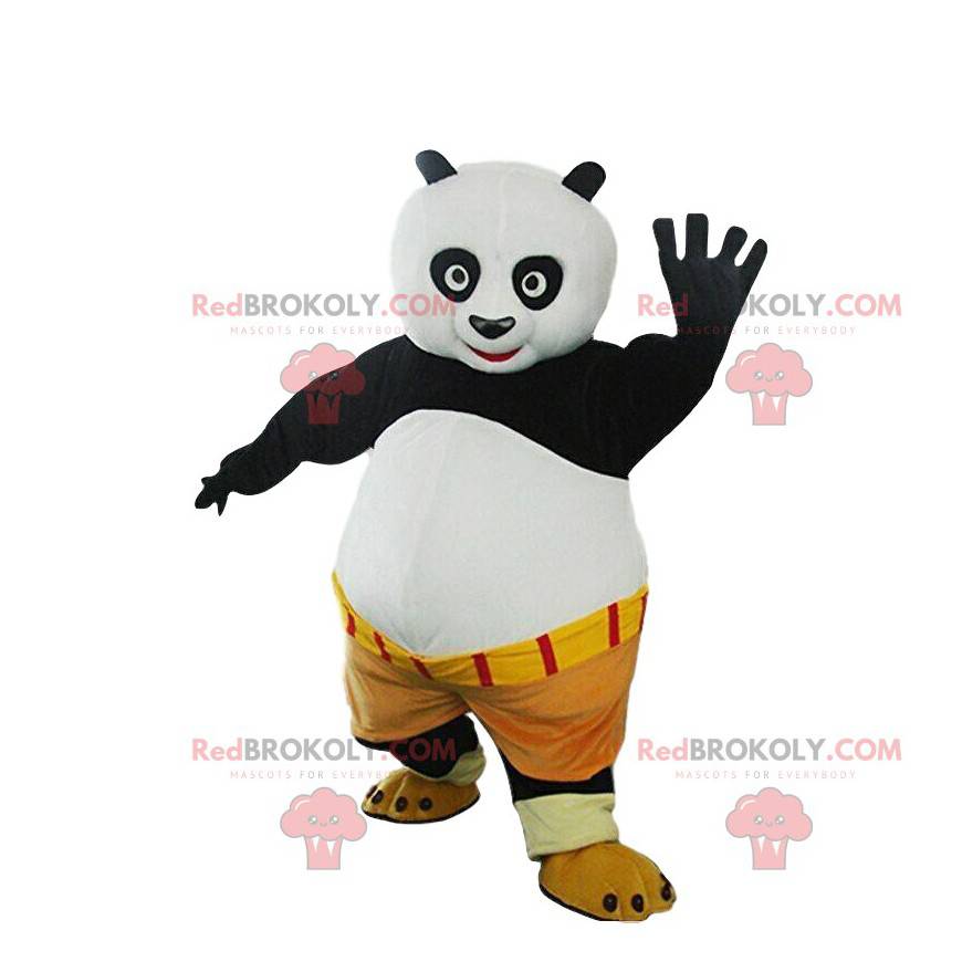 Mascot Po Ping, the famous panda in Kung fu panda -