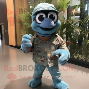 Teal Commando mascotte...