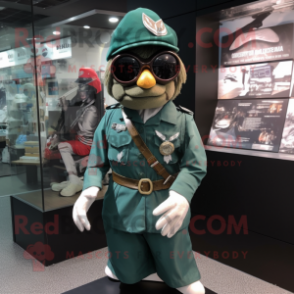 nan Special Air Service mascot costume character dressed with a Empire Waist Dress and Bracelet watches