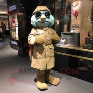 nan Special Air Service mascot costume character dressed with a Empire Waist Dress and Bracelet watches
