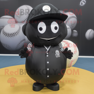 Black Baseball Ball...