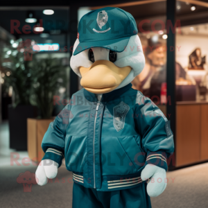 Teal Swans mascotte kostuum...