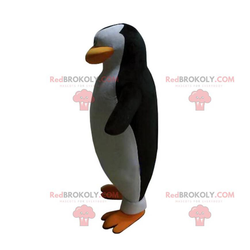 Pingvin maskot fra filmen "Madagaskars pingviner" -