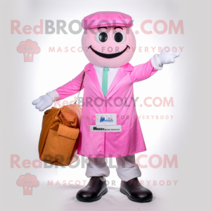 Personagem de mascote Pink...