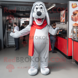 Sølv Hot Dogs maskot...